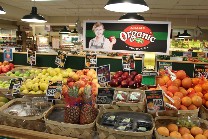 L'area dellafrutta biologica