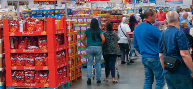 Interno di un punto vendita Costco