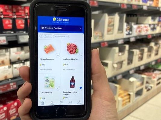 Da Lidl la raccolta punti si fa con l’app